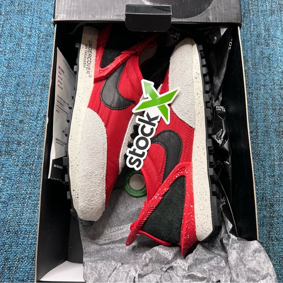 Nike Daybreak Undercover Sneakers in University Red Black - Picture 11 of 13